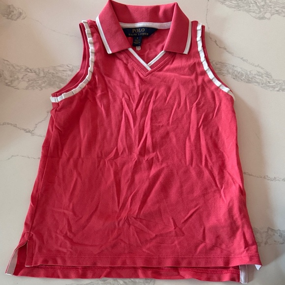 Polo Ralph Lauren Other - Polo by Ralph Lauren Kids Pink Sleeveless Polo